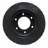 633-54275L by DYNAMIC FRICTION COMPANY - Brake Rotor - Drilled and Slotted - Black