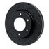 633-54275L by DYNAMIC FRICTION COMPANY - Brake Rotor - Drilled and Slotted - Black