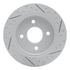 830-80072L by DYNAMIC FRICTION COMPANY - Geoperformance Rotor - Drilled and Slotted