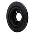 633-76163L by DYNAMIC FRICTION COMPANY - Brake Rotor - Drilled and Slotted - Black