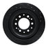 633-76163L by DYNAMIC FRICTION COMPANY - Brake Rotor - Drilled and Slotted - Black