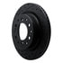 633-76163L by DYNAMIC FRICTION COMPANY - Brake Rotor - Drilled and Slotted - Black