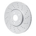 920-63190 by DYNAMIC FRICTION COMPANY - Hi-Carbon Alloy GEOMET Coated Rotor - Drilled