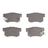 1551-0536-00 by DYNAMIC FRICTION COMPANY - 5000 Advanced Brake Pads - Ceramic