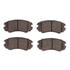 1551-0924-00 by DYNAMIC FRICTION COMPANY - 5000 Advanced Brake Pads - Ceramic