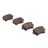 1551-1108-00 by DYNAMIC FRICTION COMPANY - 5000 Advanced Brake Pads - Ceramic