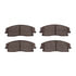 1551-1056-00 by DYNAMIC FRICTION COMPANY - 5000 Advanced Brake Pads - Ceramic