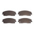 1551-1056-00 by DYNAMIC FRICTION COMPANY - 5000 Advanced Brake Pads - Ceramic