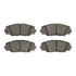 1551-1211-00 by DYNAMIC FRICTION COMPANY - 5000 Advanced Brake Pads - Ceramic