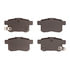 1551-1451-00 by DYNAMIC FRICTION COMPANY - 5000 Advanced Brake Pads - Ceramic