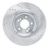 62031091D by DYNAMIC FRICTION COMPANY - Disc Brake Rotor - Drilled