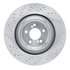 62031155D by DYNAMIC FRICTION COMPANY - DFC Brake Rotor - Drilled