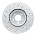 624-63103 by DYNAMIC FRICTION COMPANY - GEOSPEC Coated Rotor - Drilled