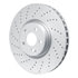 624-63103 by DYNAMIC FRICTION COMPANY - GEOSPEC Coated Rotor - Drilled