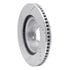 631-02023R by DYNAMIC FRICTION COMPANY - Brake Rotor - Drilled and Slotted - Silver