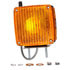 SIG 4805AAY115 by FREIGHTLINER - Turn Signal Light - Stat, Dual Face, Vertical Mount, Incan., Yellow Square