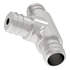 23-12182-051 by FREIGHTLINER - Air Brake Compressor Coolant Line Fitting - Nickel Plated