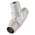 23-12182-051 by FREIGHTLINER - Air Brake Compressor Coolant Line Fitting - Nickel Plated