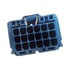 A-018-545-68-26 by FREIGHTLINER - Multi-Purpose Wiring Terminal - Female, Blue, Receptacle, 18 Cavity Count