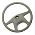 A14-12612-000 by FREIGHTLINER - Steering Wheel - 450mm, Shadow Gray, 4 Spokes, 180mm Height