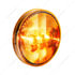 38063B by UNITED PACIFIC - 3-LED 4" Round Turn Signal Light, Amber LED, Amber Lens, 12V, Bulk