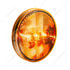 38063B by UNITED PACIFIC - 3-LED 4" Round Turn Signal Light, Amber LED, Amber Lens, 12V, Bulk