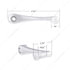 41561 by UNITED PACIFIC - Chrome Window Crank Handle, for Peterbilt Trucks, OEM 1205091, 81600003