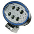 GRO-63J11 by FREIGHTLINER - Work Light - Oval, Black, Clear Lens