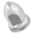 KAP-L-107 by FREIGHTLINER - Wheel Lug Nut Cover - Stainless Steel, 33 mm Dia.