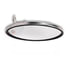 TL97814 by FREIGHTLINER - Door Mirror - 8-1/2” Stainless Steel Offset Mount Convex Mirror with L Bracket