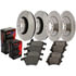 Centric 903.62010 Disc Brake Kit Posi Quiet Brake Pads with C-TEK Brake Rotors