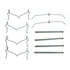 Centric 117.44101 Disc Brake Hardware Kit Centric Disc Brake Hardware Kit