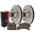 907.45541 by CENTRIC - Posi Quiet Brake Pads with C-TEK Brake Rotors