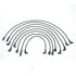 XS10258 by DELPHI - Spark Plug Wire Set - Composite High Temperature Core