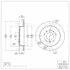 600-45011 by DYNAMIC FRICTION COMPANY - Disc Brake Rotor
