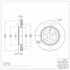 600-47035 by DYNAMIC FRICTION COMPANY - BARE BRAKE ROTOR