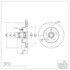 600-47061 by DYNAMIC FRICTION COMPANY - Disc Brake Rotor