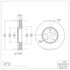 600-67074 by DYNAMIC FRICTION COMPANY - Disc Brake Rotor