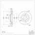 604-46012 by DYNAMIC FRICTION COMPANY - GEOSPEC Coated Rotor - Blank