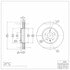 604-46028 by DYNAMIC FRICTION COMPANY - GEOSPEC Coated Rotor - Blank