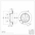 604-48058 by DYNAMIC FRICTION COMPANY - GEOSPEC Coated Rotor - Blank