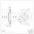 604-54063 by DYNAMIC FRICTION COMPANY - GEOSPEC Coated Rotor - Blank