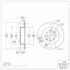 604-59031 by DYNAMIC FRICTION COMPANY - GEOSPEC Coated Rotor - Blank