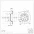 604-59033 by DYNAMIC FRICTION COMPANY - GEOSPEC Coated Rotor - Blank