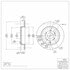 604-59052 by DYNAMIC FRICTION COMPANY - GEOSPEC Coated Rotor - Blank