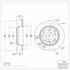 604-59041 by DYNAMIC FRICTION COMPANY - GEOSPEC Coated Rotor - Blank