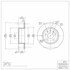 604-65010 by DYNAMIC FRICTION COMPANY - GEOSPEC Coated Rotor - Blank
