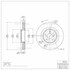 604-75012D by DYNAMIC FRICTION COMPANY - GEOSPEC Coated Rotor - Blank