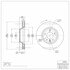 604-74052D by DYNAMIC FRICTION COMPANY - GEOSPEC Coated Rotor - Blank