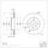 604-76078 by DYNAMIC FRICTION COMPANY - GEOSPEC Coated Rotor - Blank